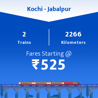 Kochi To Jabalpur Trains